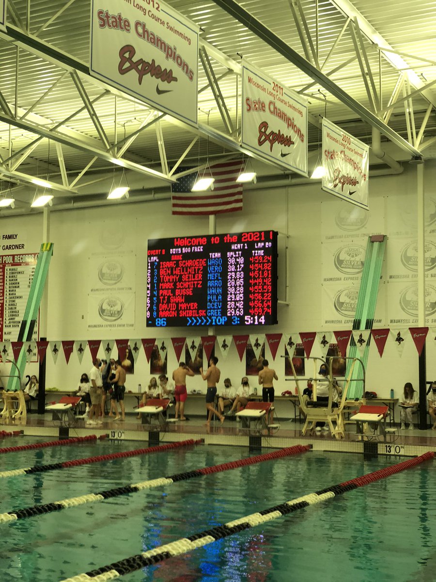 TJ finished 21st overall in the 200 Freestyle and 20th in the 500 Freestyle today at Division 1 State! #wiaaswimdive #state #raiderstrong