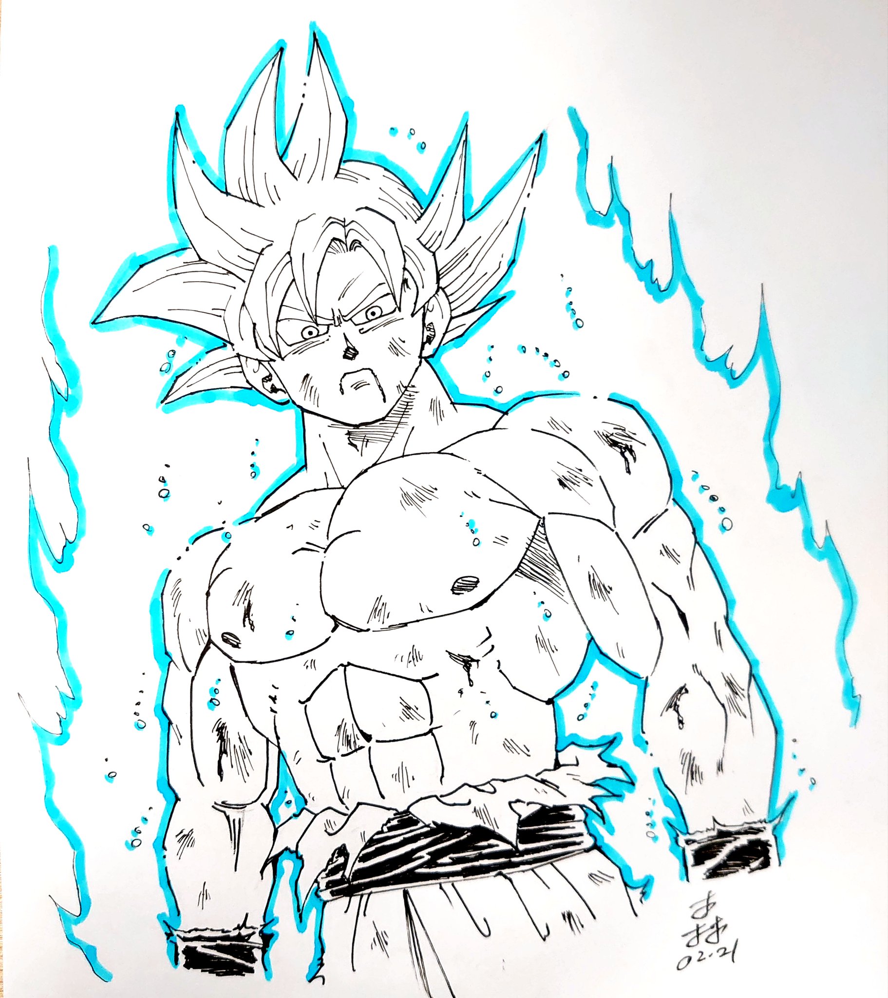 ドラゴンボール超　身勝手の極意 孫悟空　色紙　鳥山明 ドラゴンボール超 超サイヤ人 孫悟空 身勝手の極意 メタリック