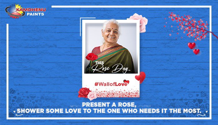 This Rose Day, shower love to the ones who need it the most. DM us a blissful photo of you presenting a rose as a gesture of love to the people who need it the most, the best photo will be posted on our page and will be given an amazon voucher worth Rs 500. #WallOfLove