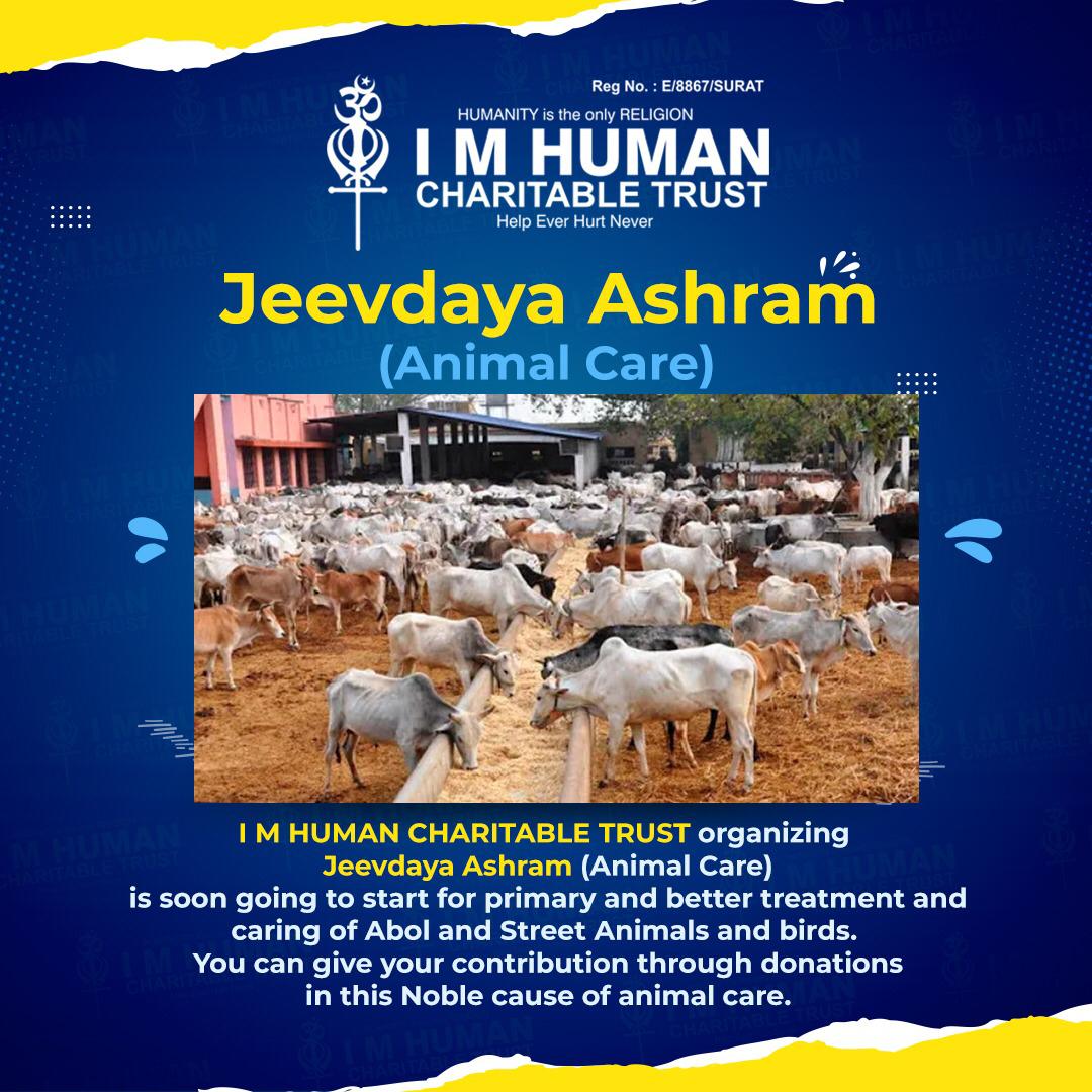 iamhumanfounda1's tweet photo. To take care of birds and animals and their Primary treatment, I M HUMAN Charitable Trust @iamhumanfounda1 is going to shortly open #JEEV_DAYA_ASHRAM(ANIMAL CARE). For this animal husbandary Seva Yagna donations are invited from all animal lovers.
@Swamy39 https://t.co/SY2uxt4KSj