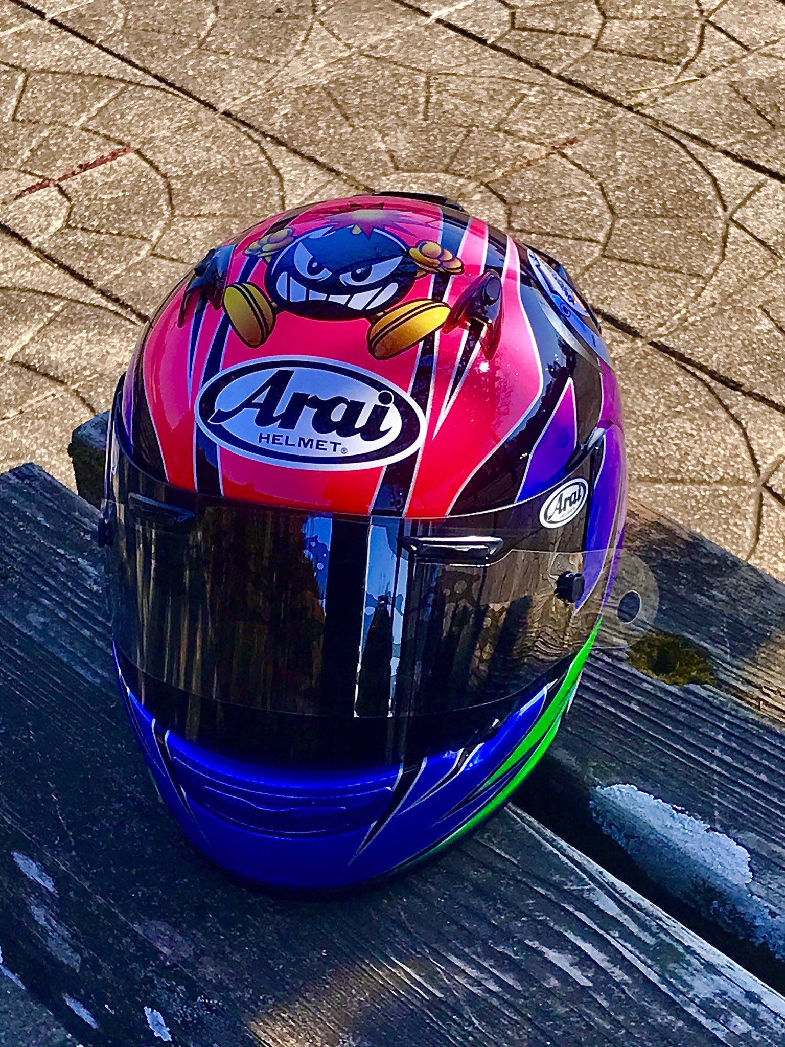 Arai ヘルメット QUANTUM-J SAKATA 坂田和人 57.58cm Araiフルフェイス