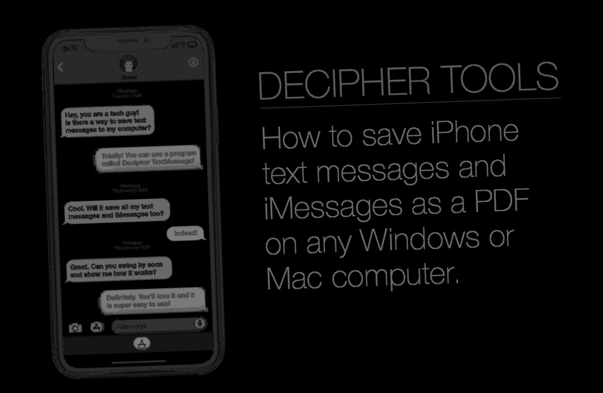 download imessage as pdf / Twitter