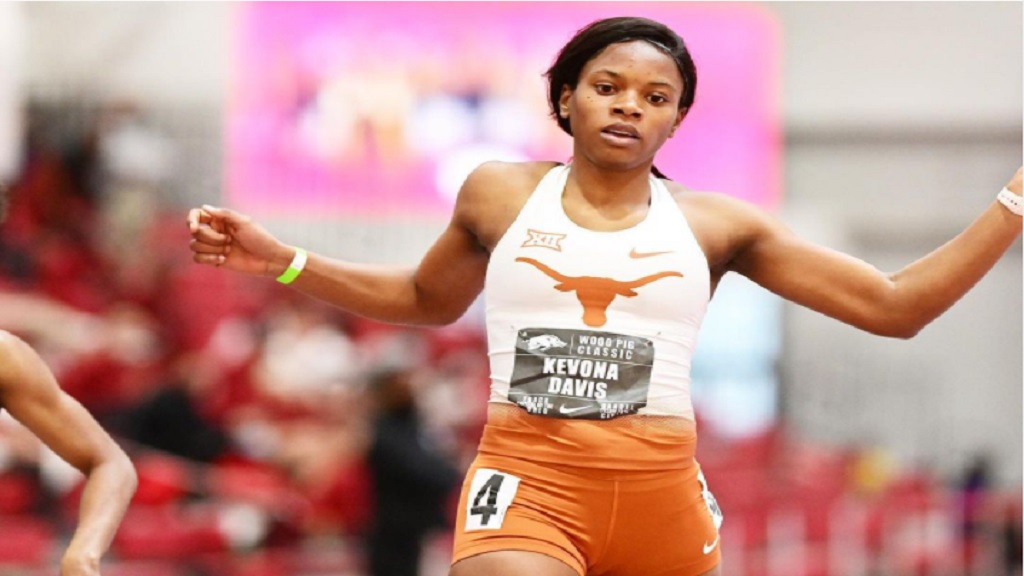 Kevona Davis clocks 7.34 for 4th in 60m at Charlie Thomas Invitational