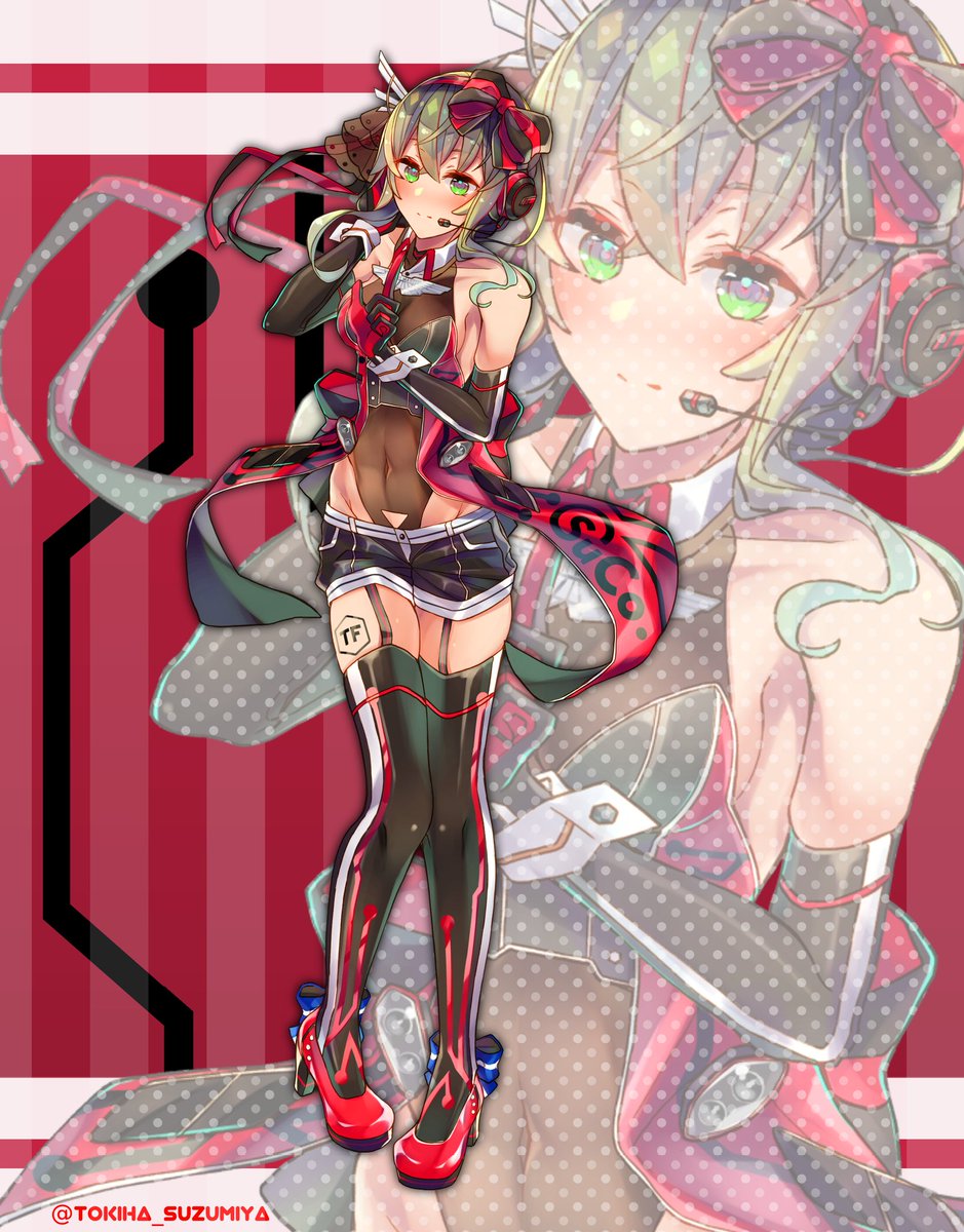 雷電姫chan これでフォロワーさん増えました 鈴宮tokihaのイラスト