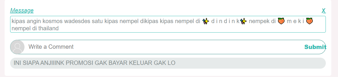 promosinya jelek 