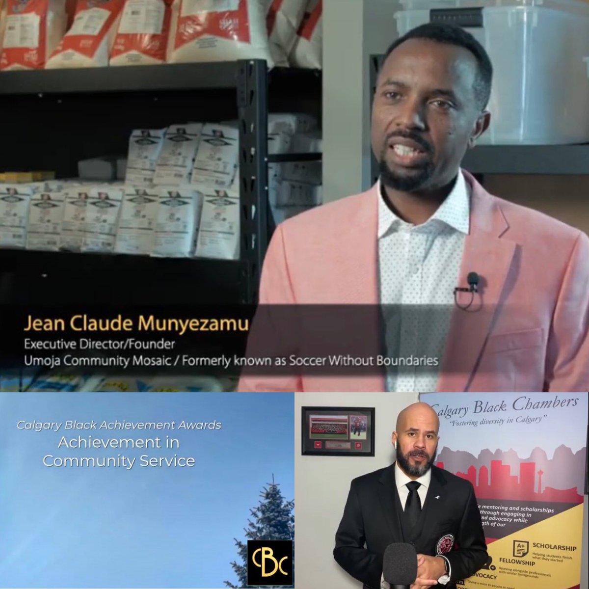 fraserabbottyy1's tweet image. Congratulations to @jeanClaudeMunye from @SWByyc and all the amazing nominees &amp;amp; winners for the Calgary Black Achievement Awards hosted by @yycblackchamber.  JC believes in sharing the tools of #communityownership to make positive impacts.
Watch the awards youtu.be/cPxgc6zlLls