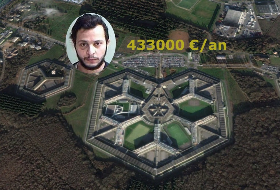 F_Desouche's tweet photo. Interrogé à l'AN par Sébastien Chenu (RN), le ministère de la justice se voit contraint de communiquer le coût de la détention de Salah Abdeslam : 433.000 € / an - https://t.co/AHXeYkbjWR https://t.co/FyH3EnPG4B
