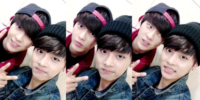 The least from that moment, Minhyuk met Hakyeon who later became his besties. But not sure how they exactly know each other -because of what I've heard, when Minhyuk failed on JYPE's audition that year, that same company was asking Hakyeon to join in but Hakyeon rejected it.