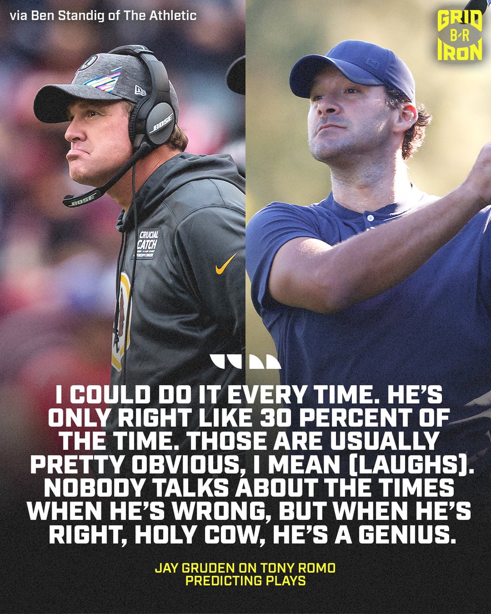 brgridiron's tweet photo. Not impressed by Romo’s announcing? 😳

(via @BenStandig) https://t.co/hXUT3rBNva