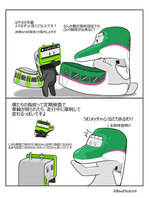 電車の指紋 