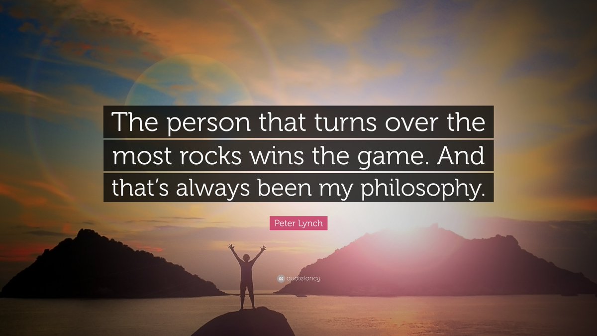 jcrben's tweet photo. How much benefit do you get from doing deep screening of many stock picks? #investing #trading #turnoverrocks #peterlynch https://t.co/D3gp8F0we9