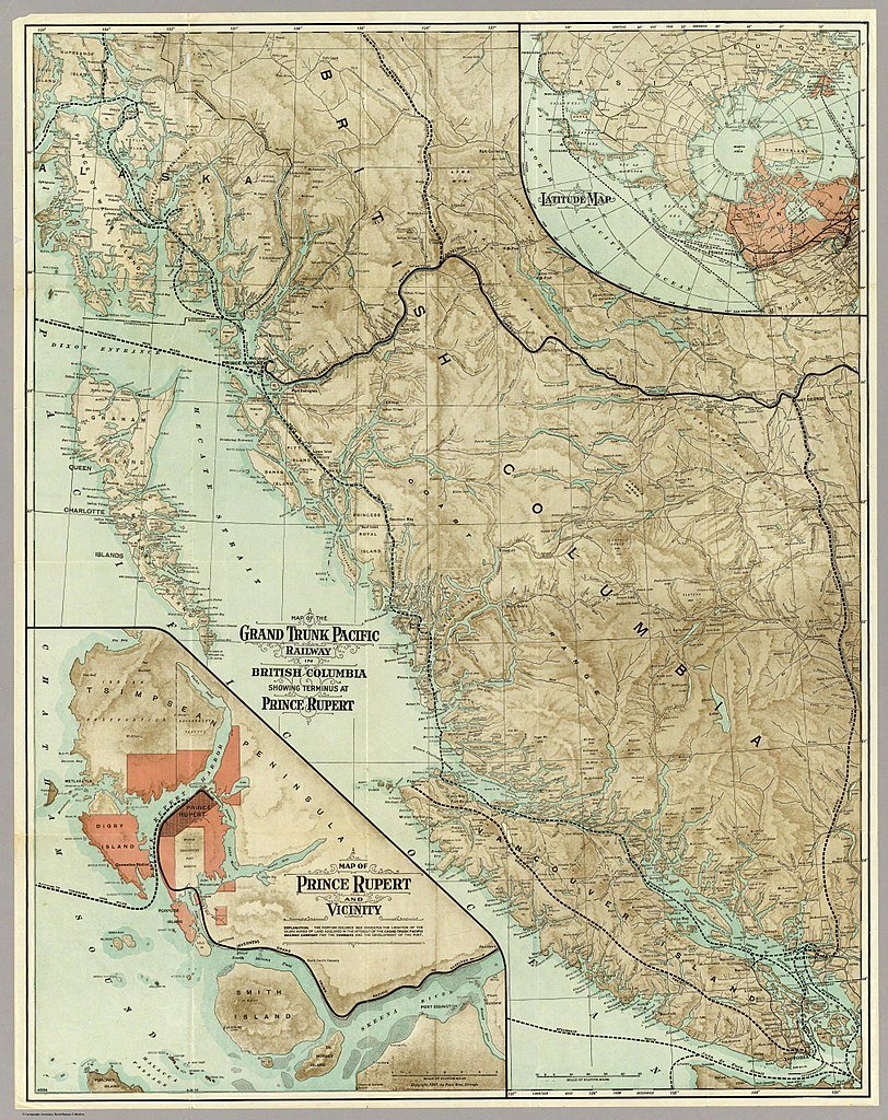 Perhaps the plan to build an entirely new gold-plated mainline and build an entirely new Pacific metropolis would have panned out if the GT's president hadn't gone down with the Titanic. Perhaps if there had been a few more decades of the 19th Century  https://en.wikipedia.org/wiki/Grand_Trunk_Pacific_Railway#/media/File:1910_GTP.jpg