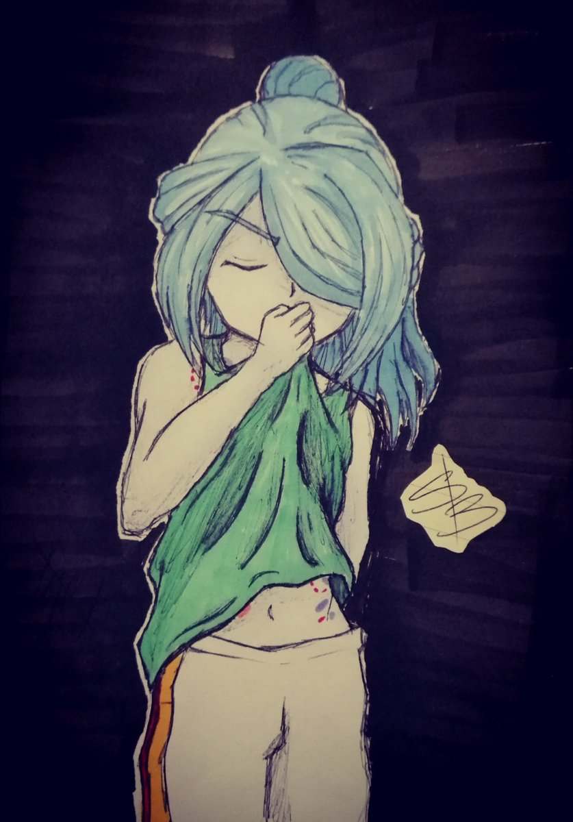 SilverWitch11's tweet photo. También parte del fic del día 6 de la #FuKazeWeek2021 

Tema: Skin Marks.

Es la secuencia de imágenes que le sigue a las de Fudou 💙💚 https://t.co/NCoYd8Q4oM