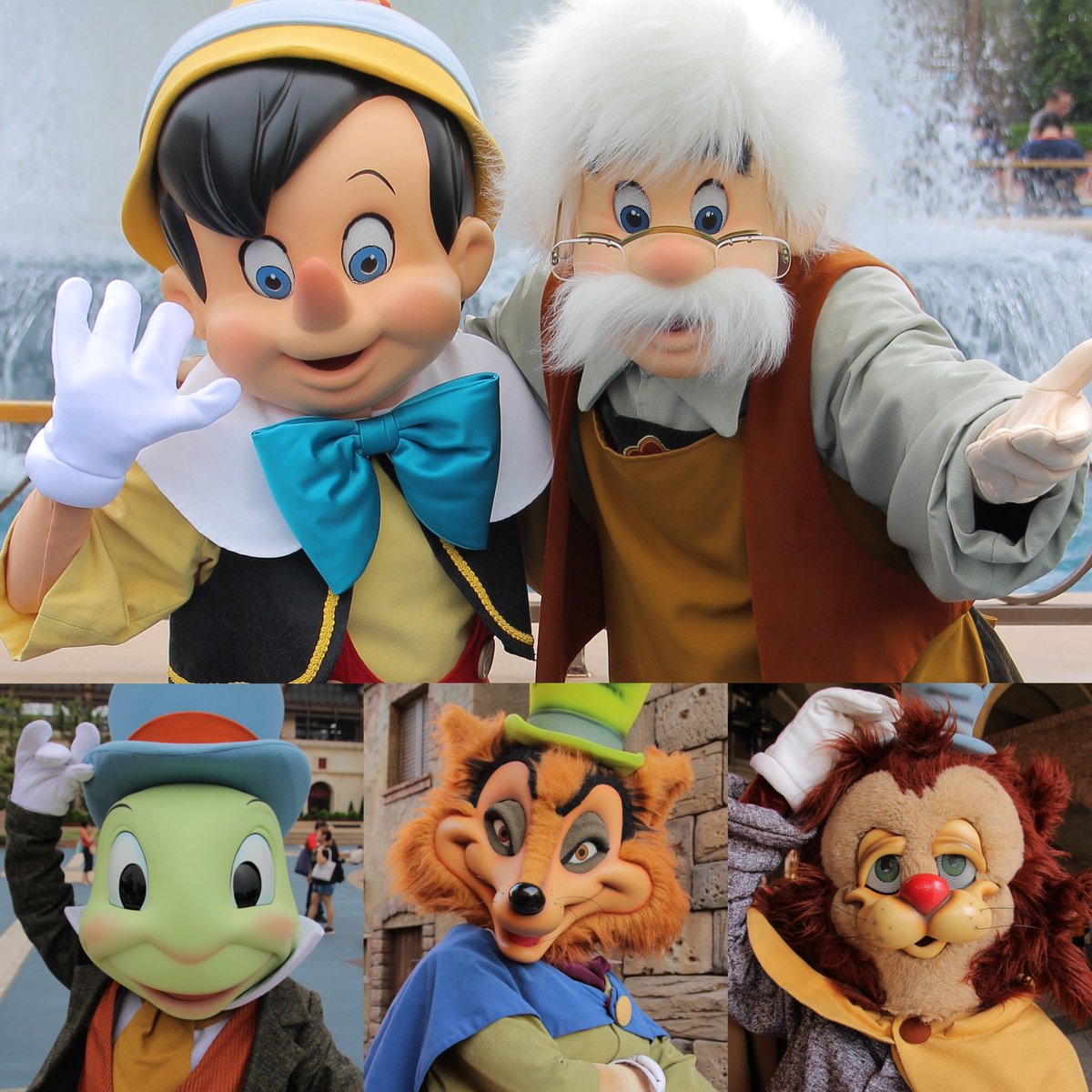 且之 Pinocchio Family スクリーンデビュー おめでとう ピノキオ ゼペット ジミニークリケット ジョンワシントンファウルフェロー ギデオン ディズニー好きな人と仲良くなりたい