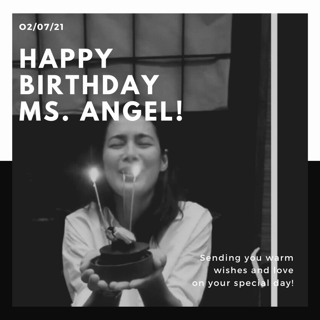 Happy Birthday Miss Angel aquino -ianascookiesofc 