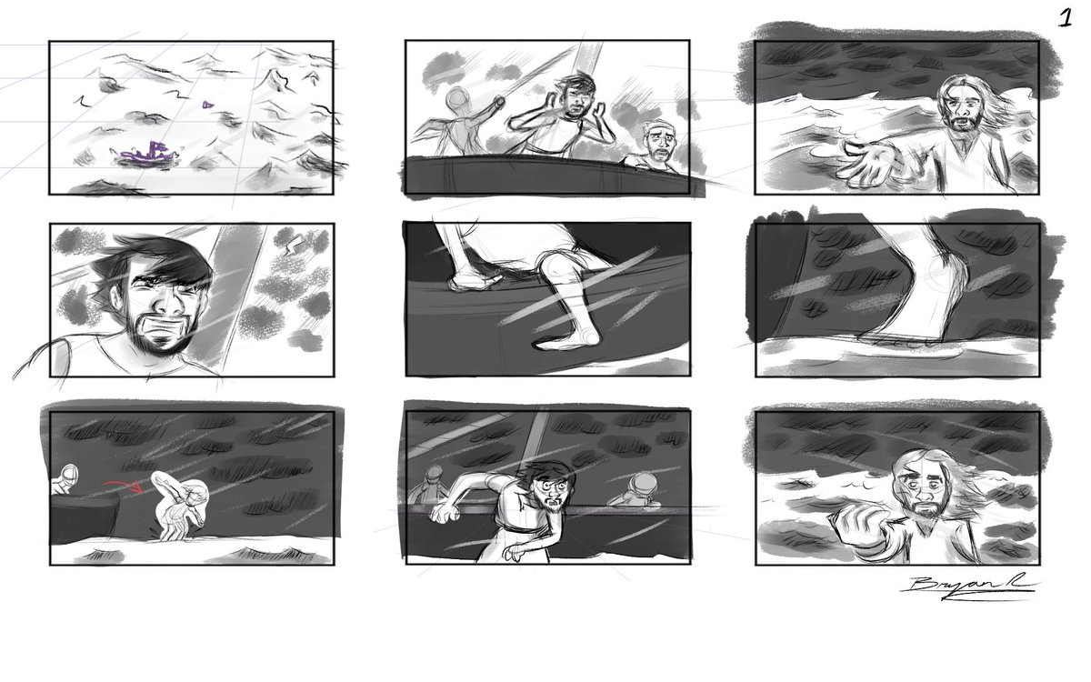 Some storyboard progress I've done this past week #Feboardary 