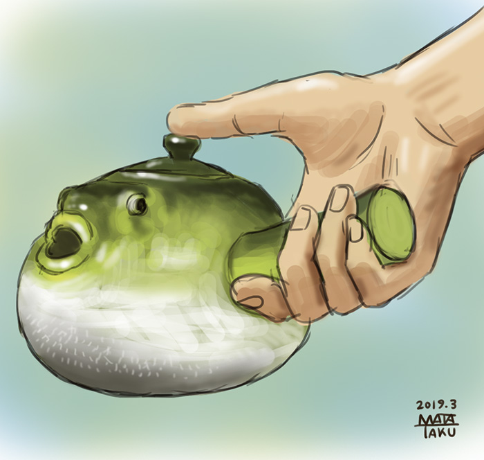 瞬く 絵のお仕事募集中 在 Twitter 上 これでフォロワーさん増えました フグ 急須やらジブリネタやら猫マンガやらいろいろあったけど右フック犬シリーズは特に爆発力がありましたね ありがたや T Co Jouvxvl6wb Twitter