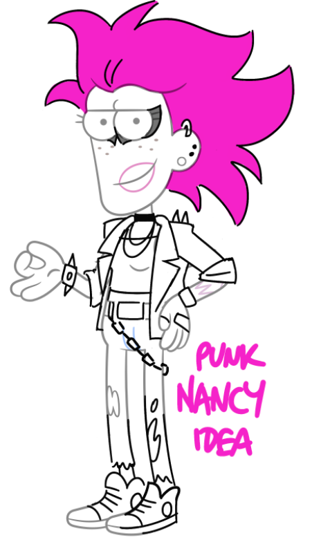 I had the pleasure of doing Nancy, Gramma, and Tilly's song. Punk and goth stuff is always my bread and butter so thank you Nancy for being my outlet 