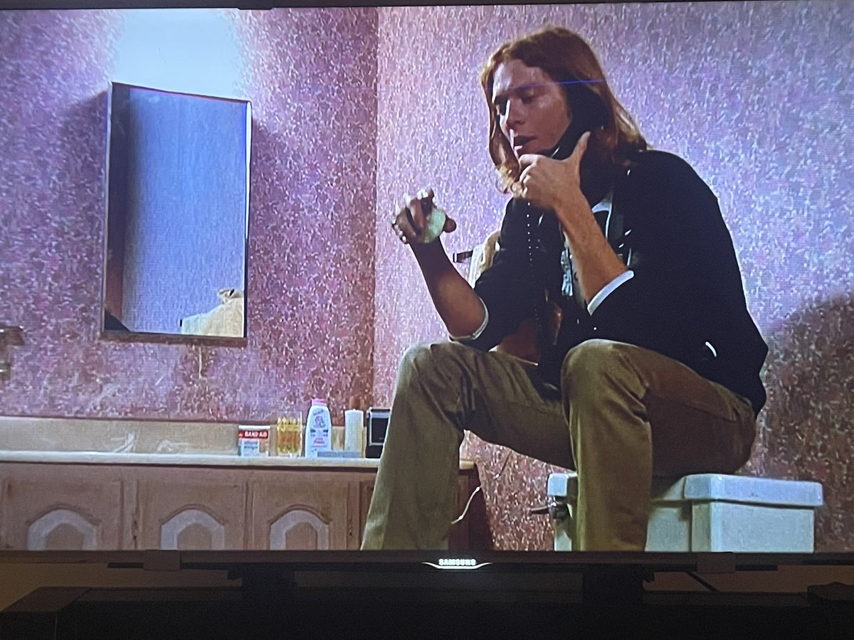 RichardERoeper's tweet photo. I'm convinced Eric Stoltz's phone-wielding drug dealer in "Fast Times" and Eric Stoltz's phone-wielding drug dealer in "Pulp Fiction" are the same guy. The timeline works. https://t.co/zXfGihMPdJ