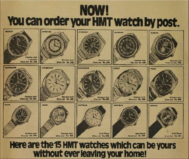HMT was also known for creating watch lines based on popular names from India -Pradeep, Yashwanth, Kiran, Sanjay, Akbar, Prashant, Vijay, Sujata (the first ladies watch), Asha, Swarna…the list goes one. Across religion and across regions, HMT had covered the most popular names!