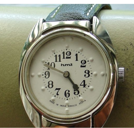 HMT also pioneered in creating unique designs like the HMT rakhee that incorporated different and complicated movements like a pointer date. They also created a braille watch.