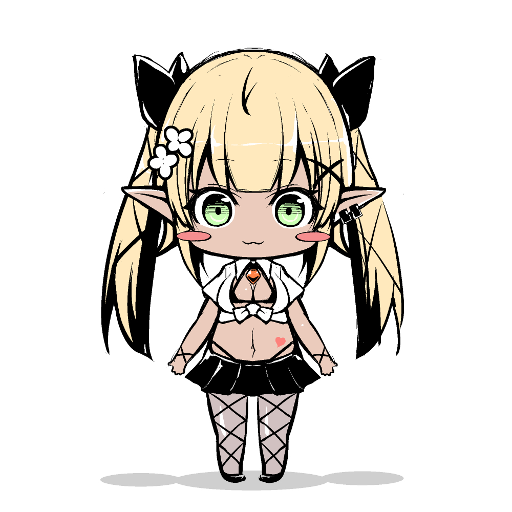 んでこうなるわけだが,もうちょっとかわいく描けんとどうしようもねぇな.ああ...画力が欲しい.画力もだがデザインちからが欲しい 