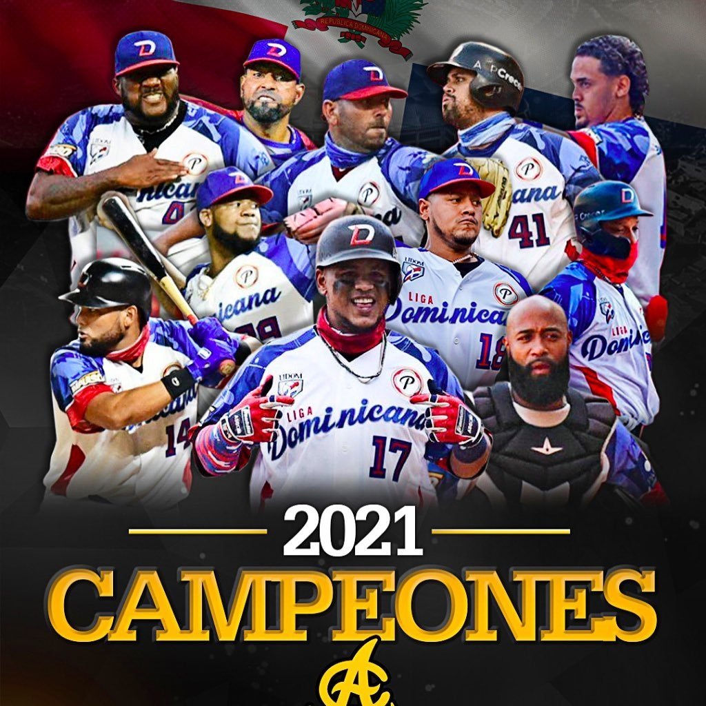 teamlena_'s tweet photo. Las Águilas Cibaeñas de República Dominicana son los nuevos “Reyes del Caribe”. @aguilascibaenas. https://t.co/CFxcCt9mRm