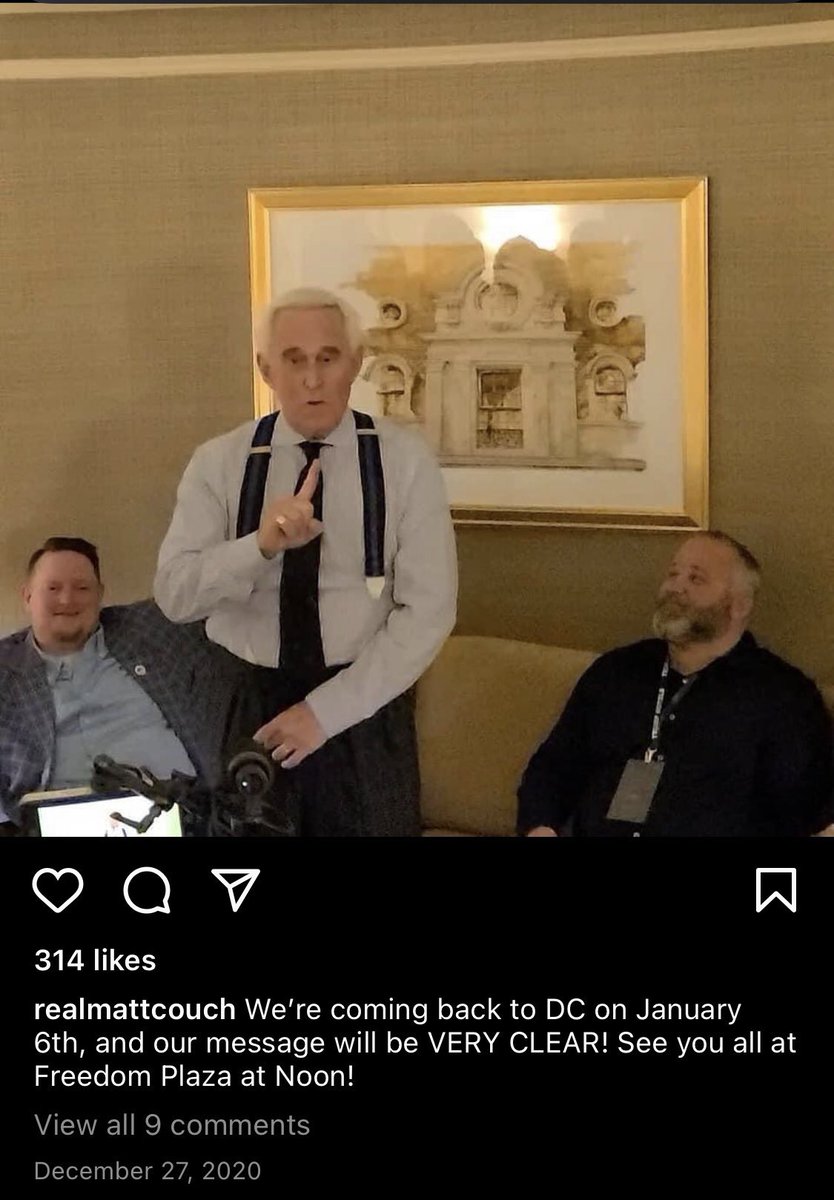 Was asked what happened with the Owensboro, Ky mega preacher Brian Gibson. He gave a speech at a DC Trump Rally on January 5th. Well he’s busy being BFF with right wing jerk Matt Crouch. Here they are with Roger Stone 12/27/20 1/