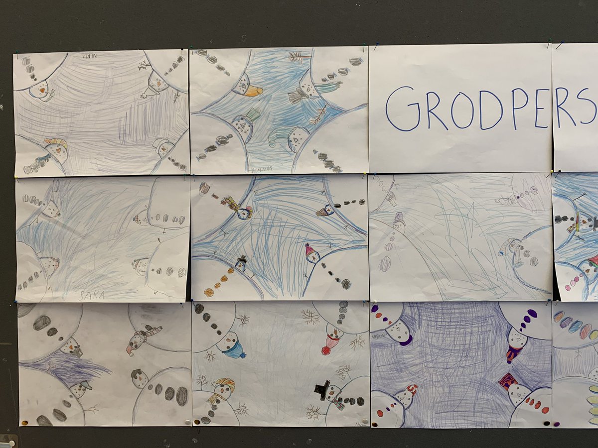 #åk1 #bild #grodperspektiv ligger ner på golvet och tittar upp mot kompisarna innan vi skapar snögubbar. #sofielund #sollentuna