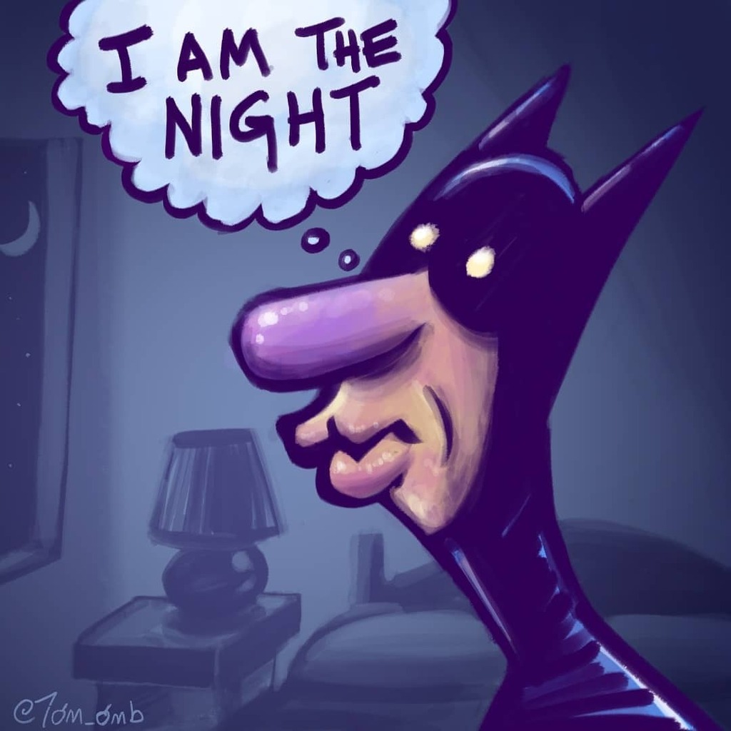 Tom_omb's tweet photo. He is the Night 🌛
#batman #superheroes #dccomics #dccosplay #infinitepainter #comicbooks #bedroom #nighttime #nighttable #covid #indoors #bed https://t.co/w2pCpqhEyz https://t.co/S28h7UZbVO