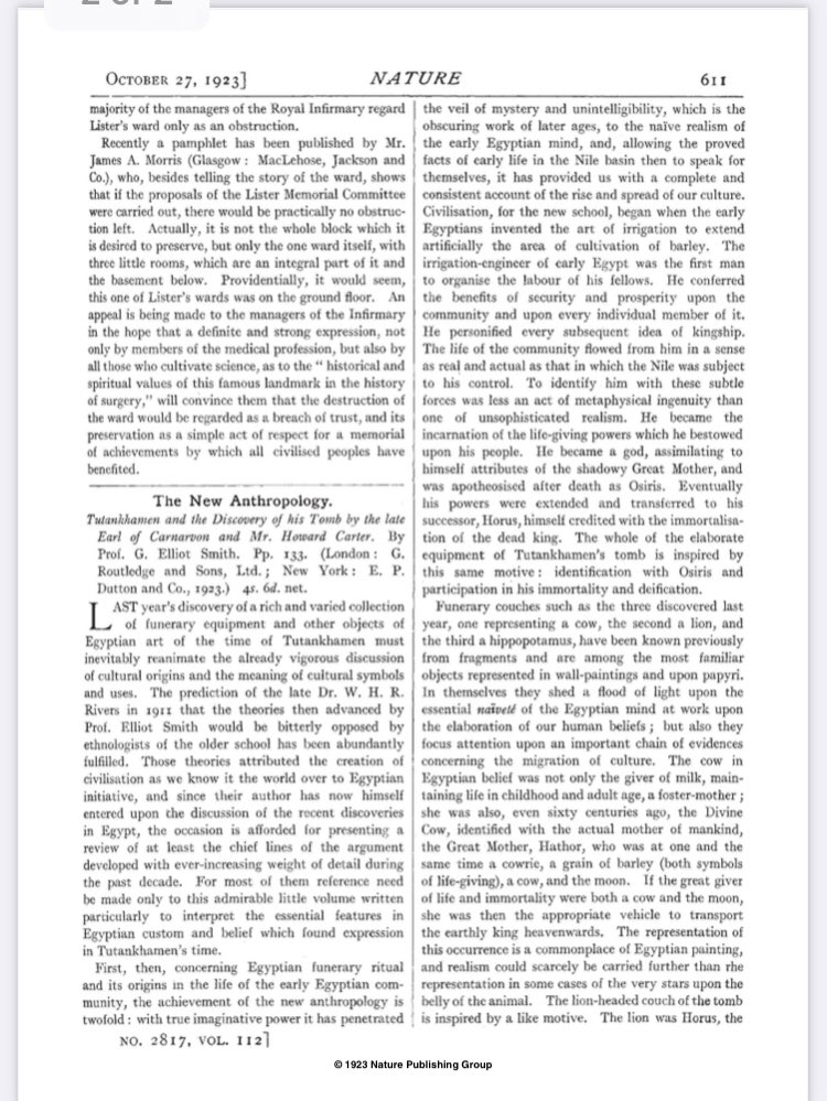 Feb #exploreyourarchive theme is #nature so here’s a short @nature article abt the Lister ward, its use in early 1900s around time new 🏥 opened (1915) &amp; the plea to preserve it Find out more during #listerweek 22nd to 26th Feb. Register here it’s FREE 🥳 friendsofgri.org/events/