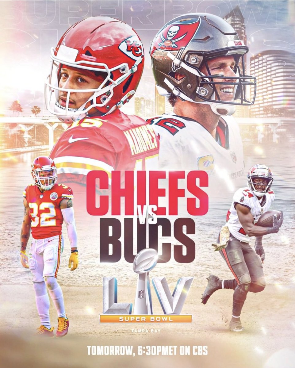 SBLV- @chiefs vs @buccaneers Who do you think will win tonight’s big game? RT for @chiefs Comment for @Buccaneers