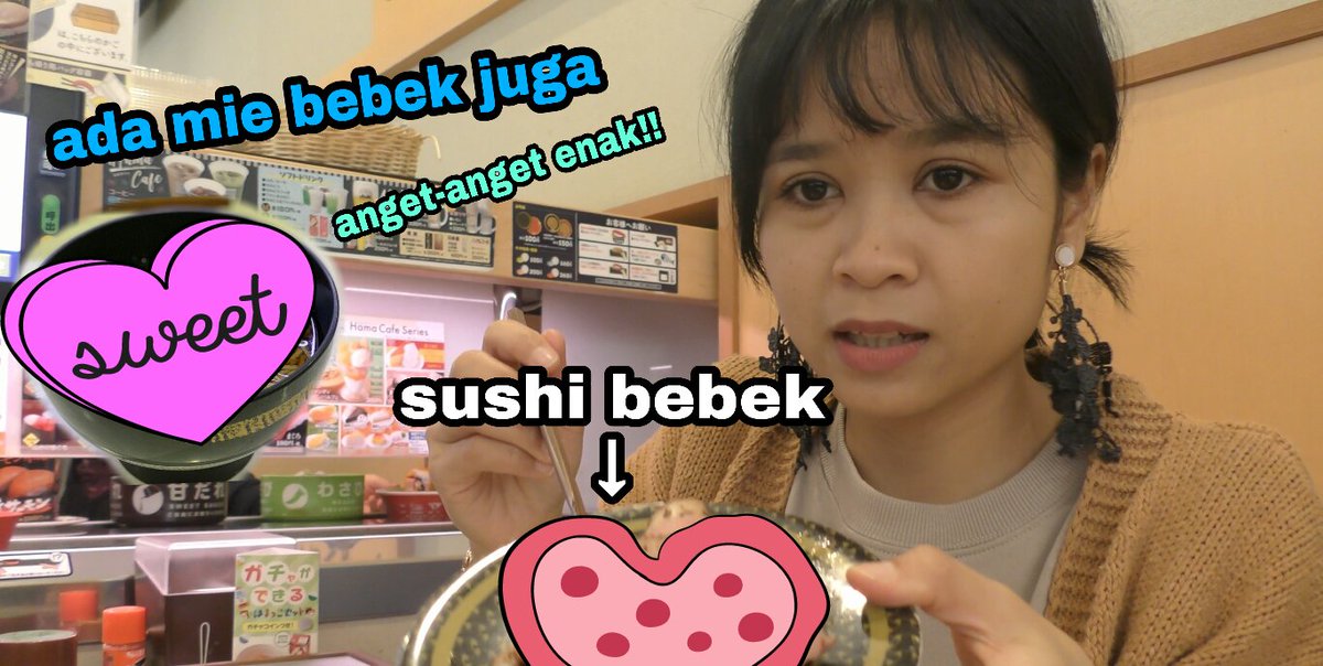 kaorin_ma's tweet photo. Ada sushi bebek di jepang!! Enak!!! 

Silakan mampir y😊
https://t.co/Kp2sf38Itn https://t.co/NhHwwjwFcK