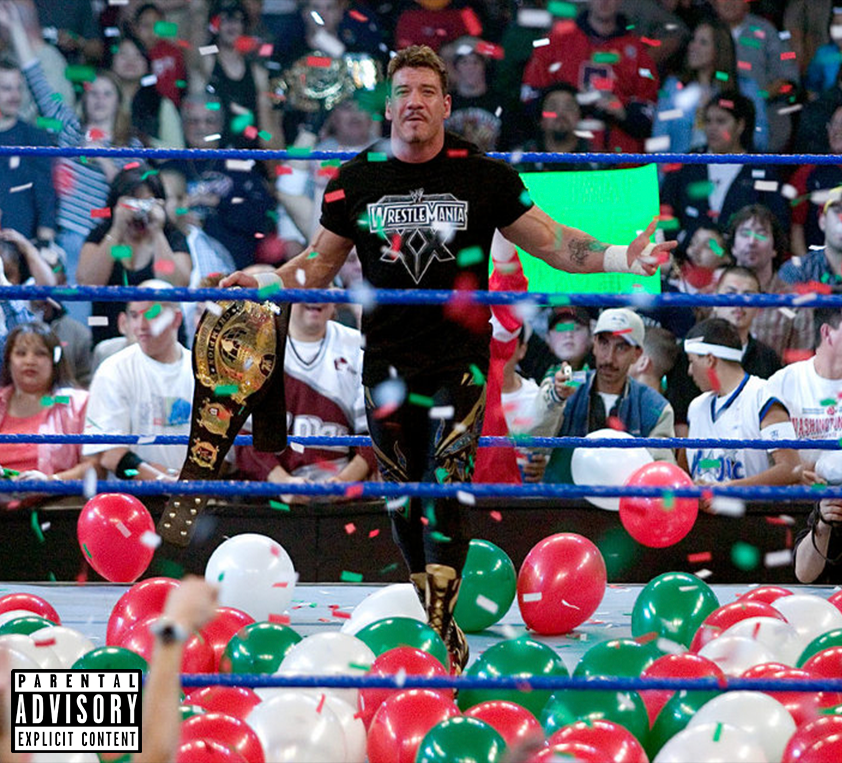 Wrestlers as album covers: