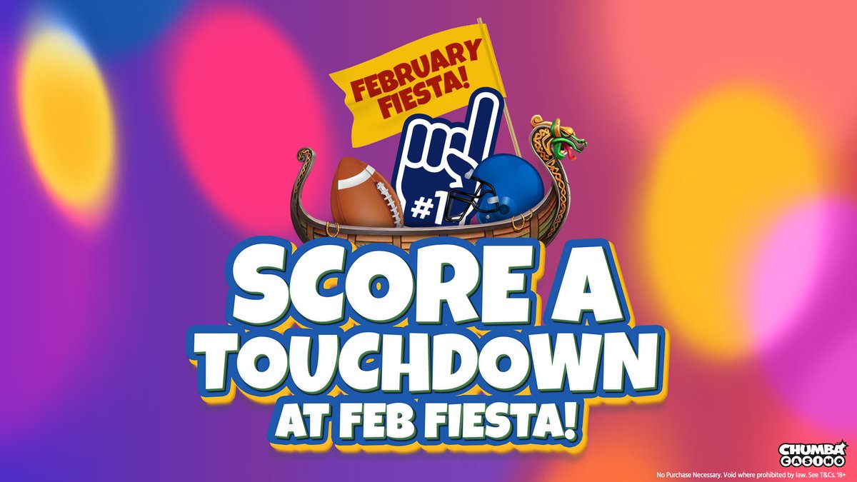 ChumbaCasino's tweet photo. 🌟FEB FIESTA #ChumbaGiveaway🌟 

On Sundays, we watch football. Show us how you celebrate the big game day &amp; get a chance to win SC50! 🏈 

➡️Share a photo of your game day party food with the hashtag #ChumbaGiveaway
➡️Follow @ChumbaCasino &amp; RETWEET this tweet

Ends on Feb 9! https://t.co/Q4duaQk4sF