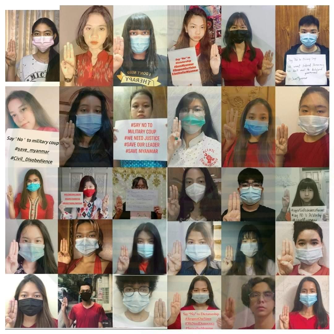 5th batch YU psychology
Join the civil disobedience movement and resist as much as you can💪
FREEDOM FROM FEAR
#HearTheVoiceOfMyanmar 
#WeNeedDemocracy
