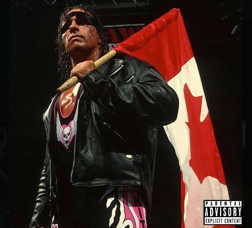 Wrestlers as album covers: