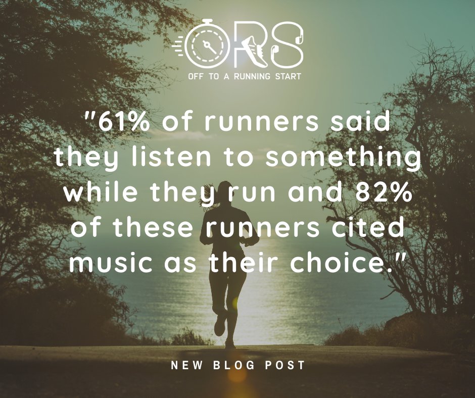 Do you listen to music when you run? If you do, then you are in the majority, for sure. Read "Is Listening to Music While Running OK" by Coach Jeanette for more info. ow.ly/qyFq50Dtnyv #running #offtoarunningstart #runningblog