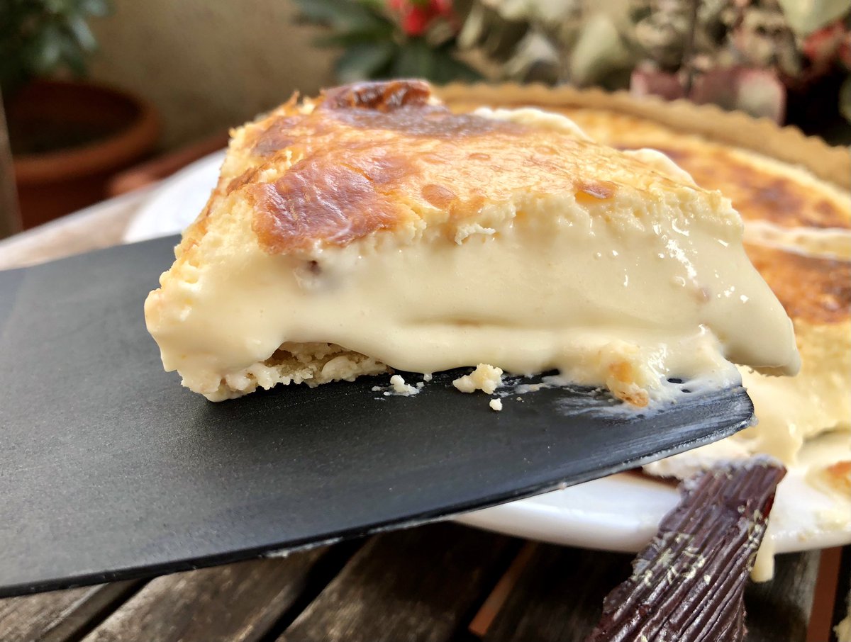 Tiriti1's tweet photo. Pastis de tres formatges, cremós, Idiazabal i blau, un mos saborós i delicat alhora #fismuler #delivery https://t.co/W3FuReD2gW