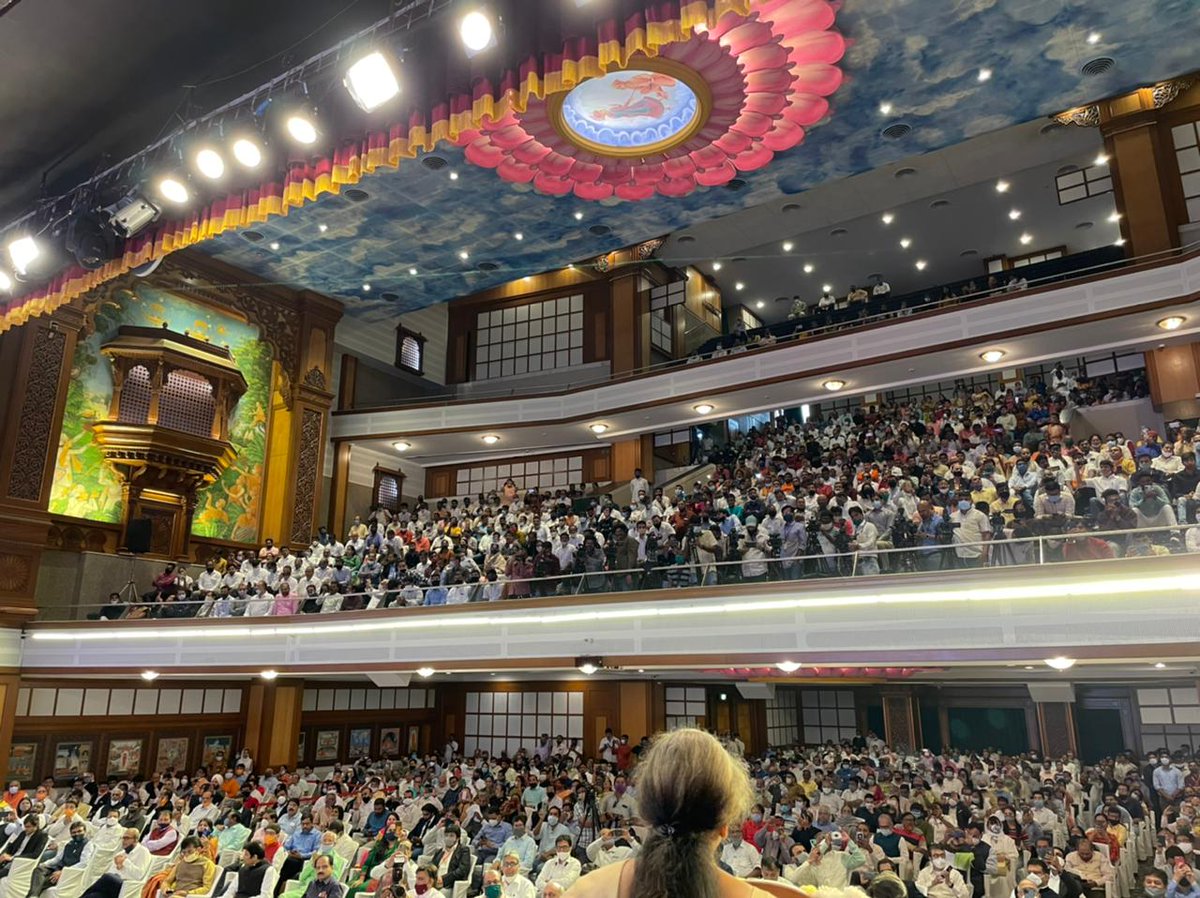 iGopalShetty's tweet photo. Under the leadership of President @MPLodha Mumbai BJP has organised a "Sarvasparshi Arthsankalp 2021" at Yogi Sabhagruh, Dadar East.

Hon. F M @nsitharaman addressed and interacted with Tax Practitioners, Chartered Accountants, Corporate Professionals &amp; Business Leaders etc. https://t.co/Oxw7m3Wg7N