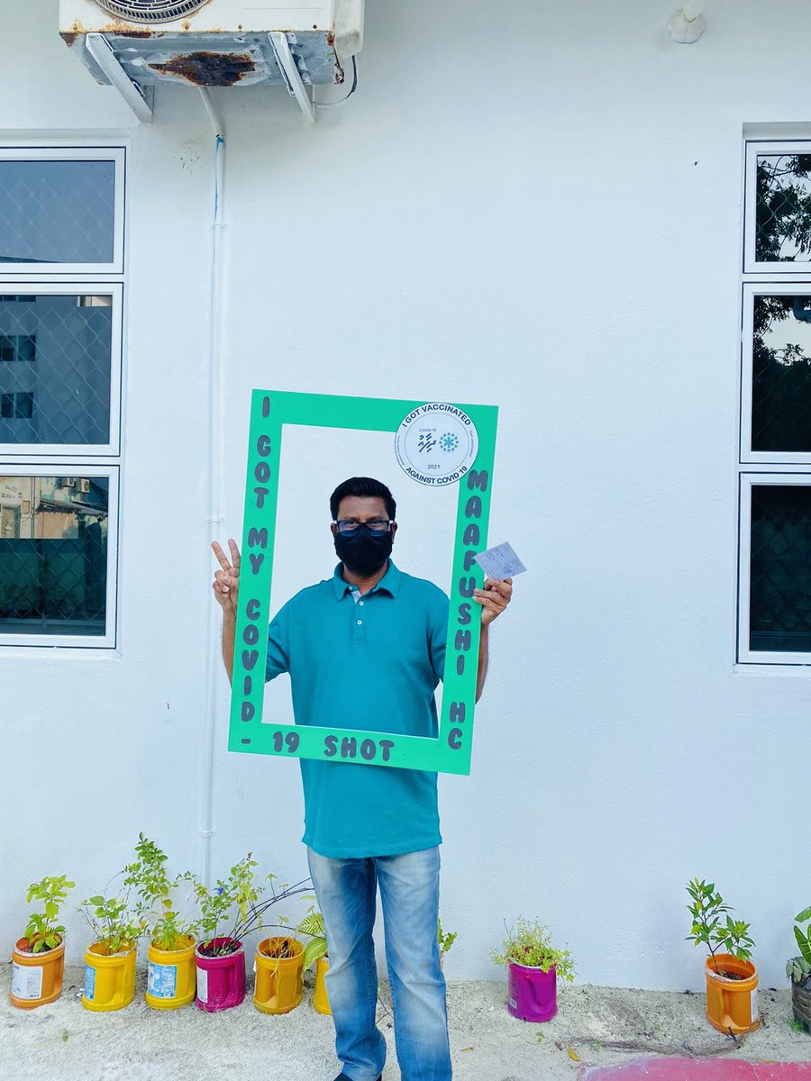 މާފުށީގައި މިއަދު ކޮވިޑް19 ގެ ވެކްސިން ދޭންފަށައިފި
#ކޮވިޑް19ދިފާއު 
#އާއުންމީދު