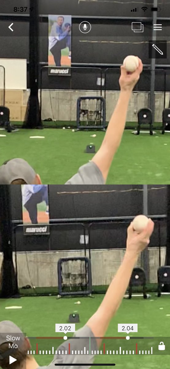 Curveballs - both of these were “curveballs” to this guy. The <a href="/rapsodo/">Rapsodo Baseball</a> and @HudlTechnique make finding the best one way easier than it used be.