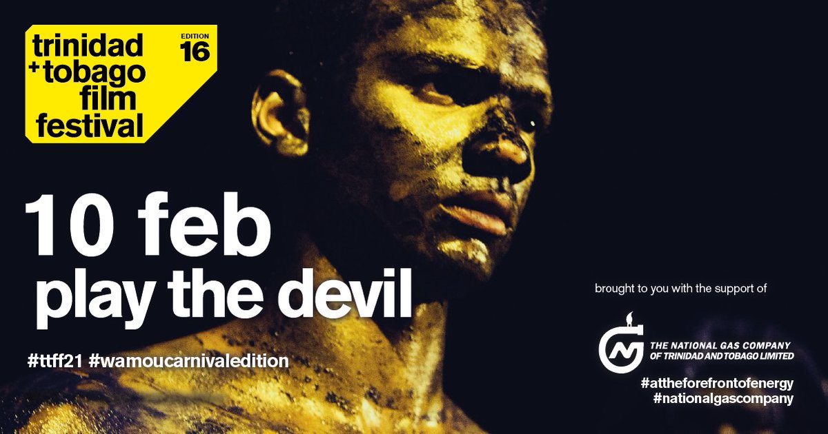 ttfilmfestival's tweet photo. Streaming until midnight, free to viewers around the world at https://t.co/P5AulRYAQW! A young man is caught between repressing his creative nature + desires and surrendering to society’s dictates of what it means to be a man. #PlayTheDevil #MariaGovan #Carnival @NGCGascoNewsTT https://t.co/p5WlJJhOzI