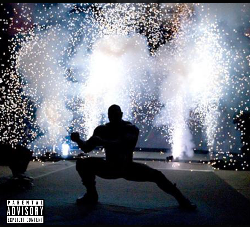 Wrestlers as album covers: