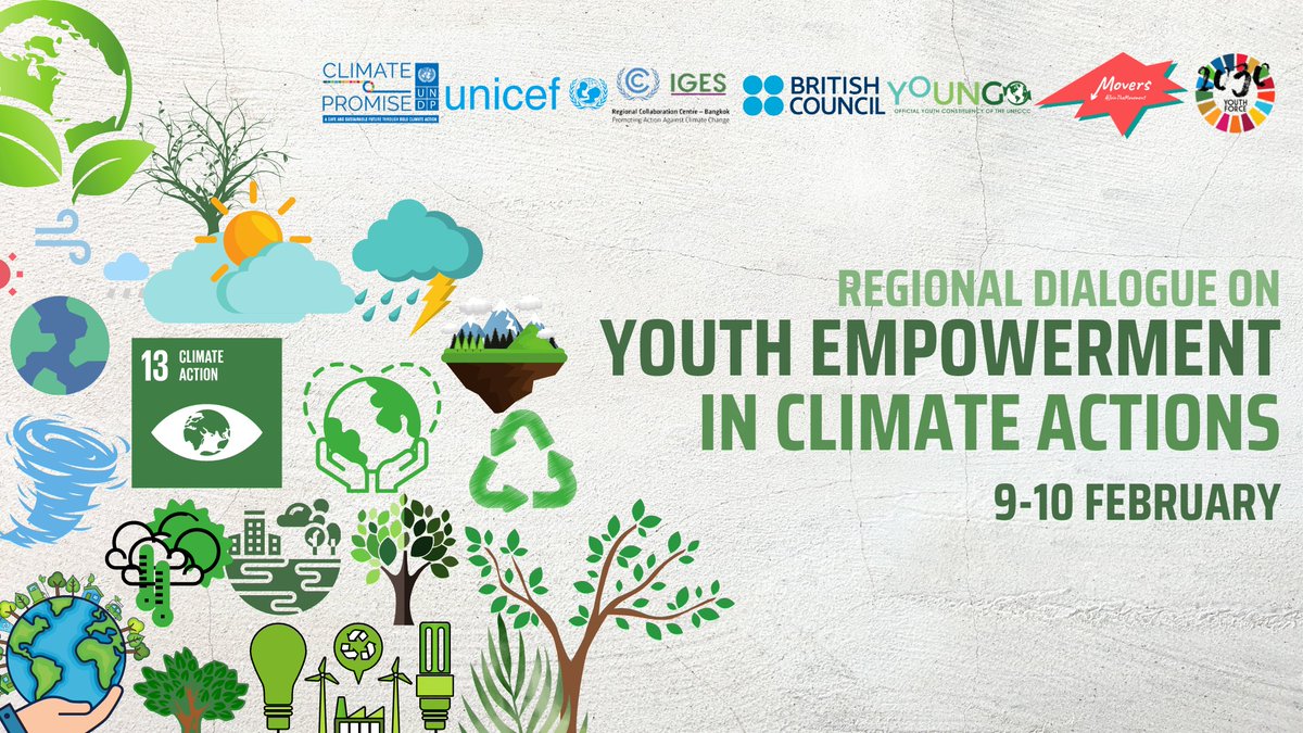 RestlessDev's tweet photo. #FeelingRestless?
Join @UNDP from Feb 9-10 for the Climate Promise Youth Dialogue to take part in:
📌 Stories of young #changemakers
📌 #Collaborations with civil society organisations
📌 Dialogues on actions taken up by #governments.
Sign up👇 https://t.co/ZO2ViNIj4G https://t.co/fTy6IjcNMK