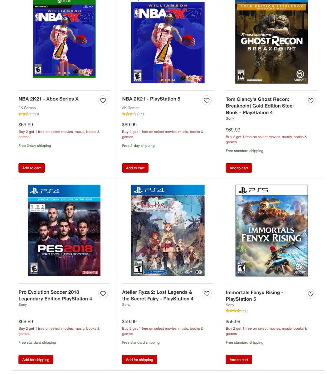 target buy 2 get 1 free switch games