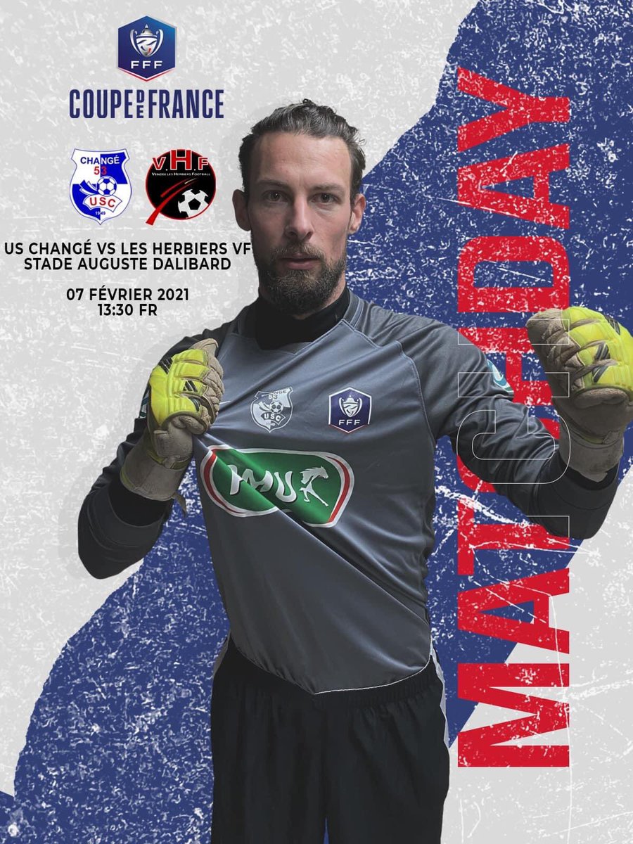 uschangefoot's tweet photo. 𝗝𝗢𝗨𝗥 𝗗𝗘 𝗠𝗔𝗧𝗖𝗛  ! 🏆

🆚 Vendée les Herbiers Football 
🏟️ Stade Auguste Dalibard 
🕗 Coup d’envoi 13h30
❌ Match à huis-clos
🎥 Diffusion sur Facebook + Youtube 
💻 Liens à venir...
💬 #USCVHF 

#TeamUSC https://t.co/QMe6LiwnbU