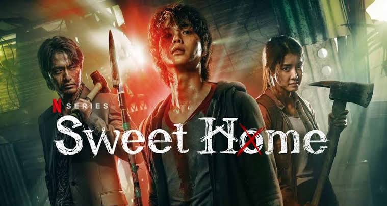  #sweethome (2020)as humans turn into savage monsters, one troubled teenager and his neighbours fight to survive and to hold onto their humanitygenre: horror, thriller, fantasyno of eps: 10gory, bloody, thrilling!