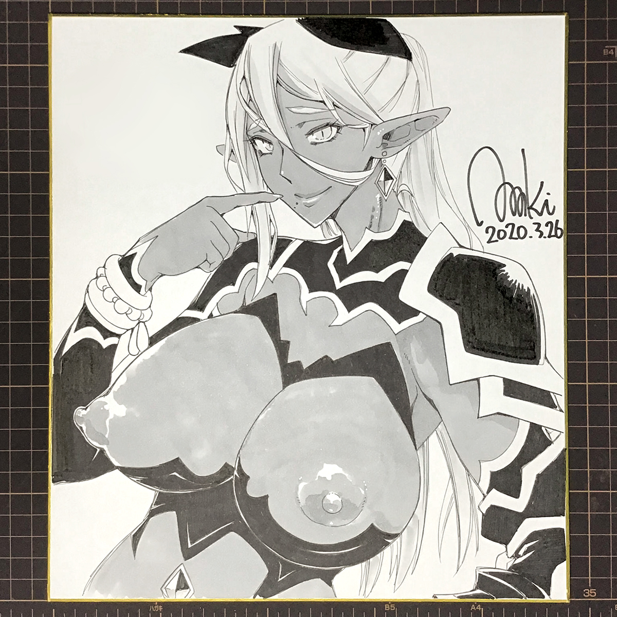 ちょっと出費がかさんだので、急ですがコミッション色紙を久々に開けました。
商品説明をよくお読みなって利用ください。
色紙コミッション(1キャラ/モノクロ) | 朝木 BOOTH SHOP https://t.co/m8RflwYzzq #booth_pm