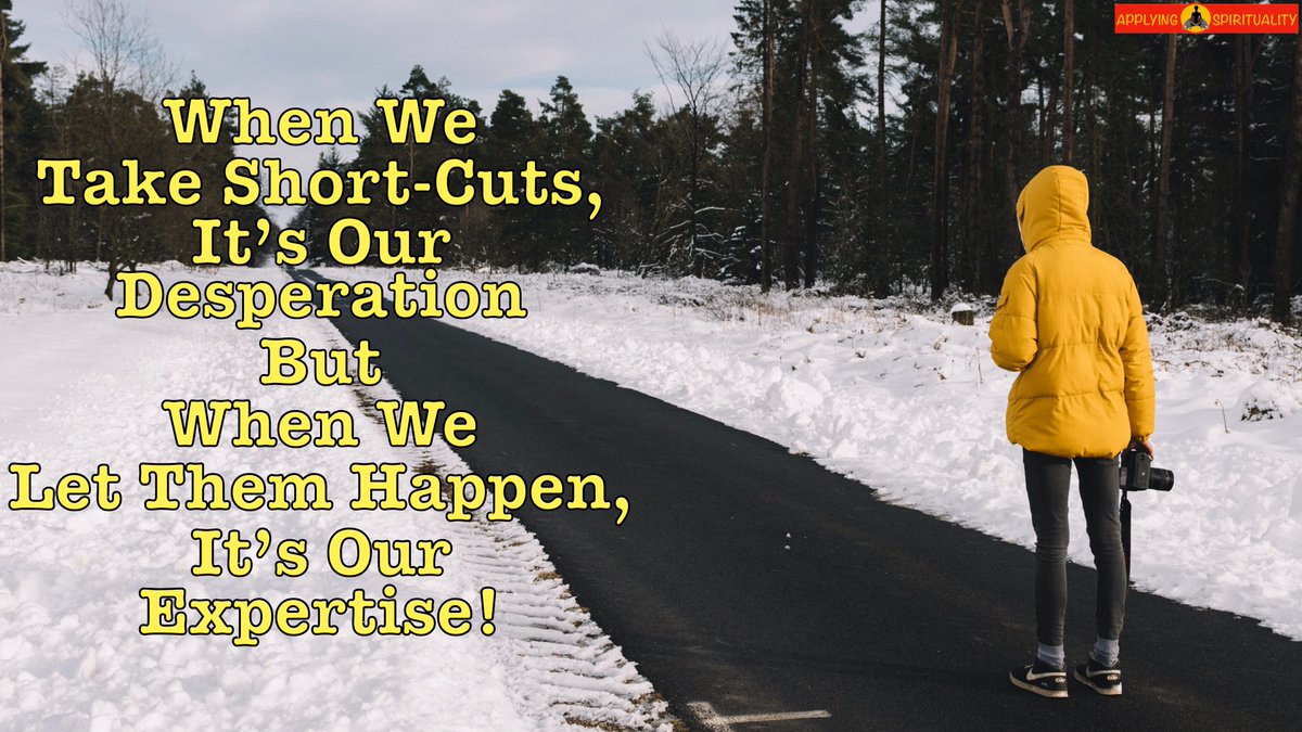 ApplyingSpirit1's tweet photo. Life-experts turn long-cuts into short-cuts organically!
#life #shortcuts #desperation #expertise #happen #organic  #happy #success #limitlessness #nothingness #meditation #spirituality #Awareness #compassionate #consciousness #bliss #truth #nature #spiritual #ecstasy #uniqueness https://t.co/m2C2MPzdis